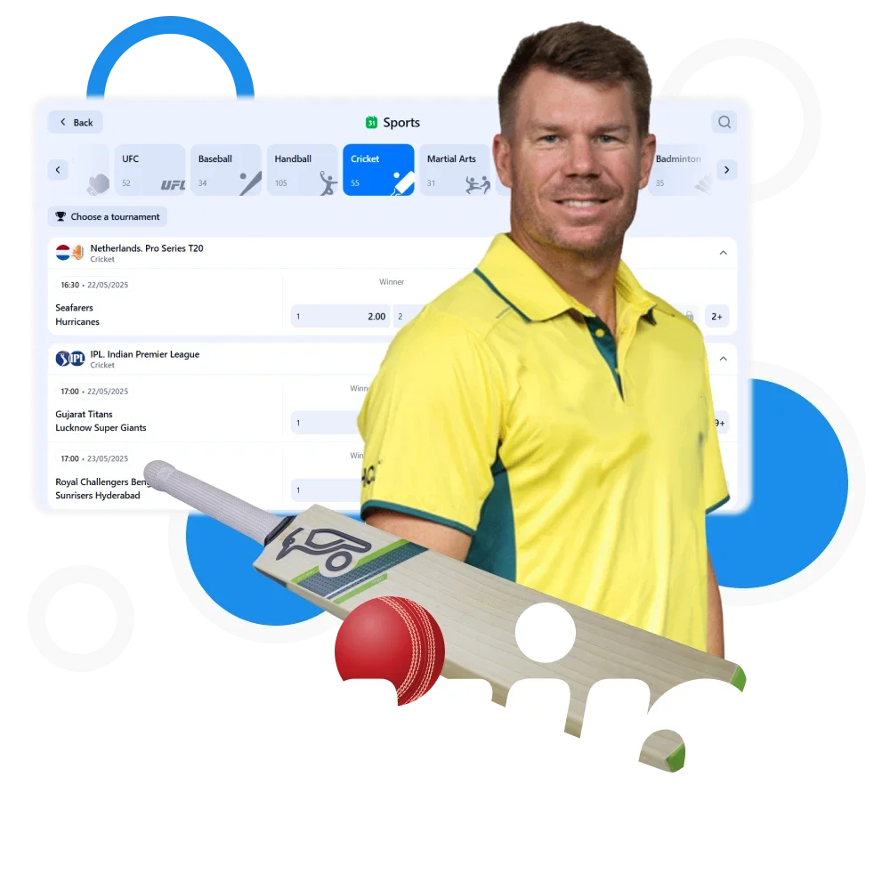 Cricket player David Warner has become an official ambassador of 1win.