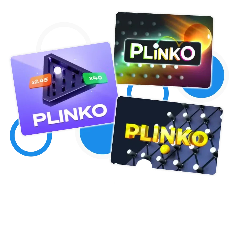 1win offers a variety of Plinko games from different providers.