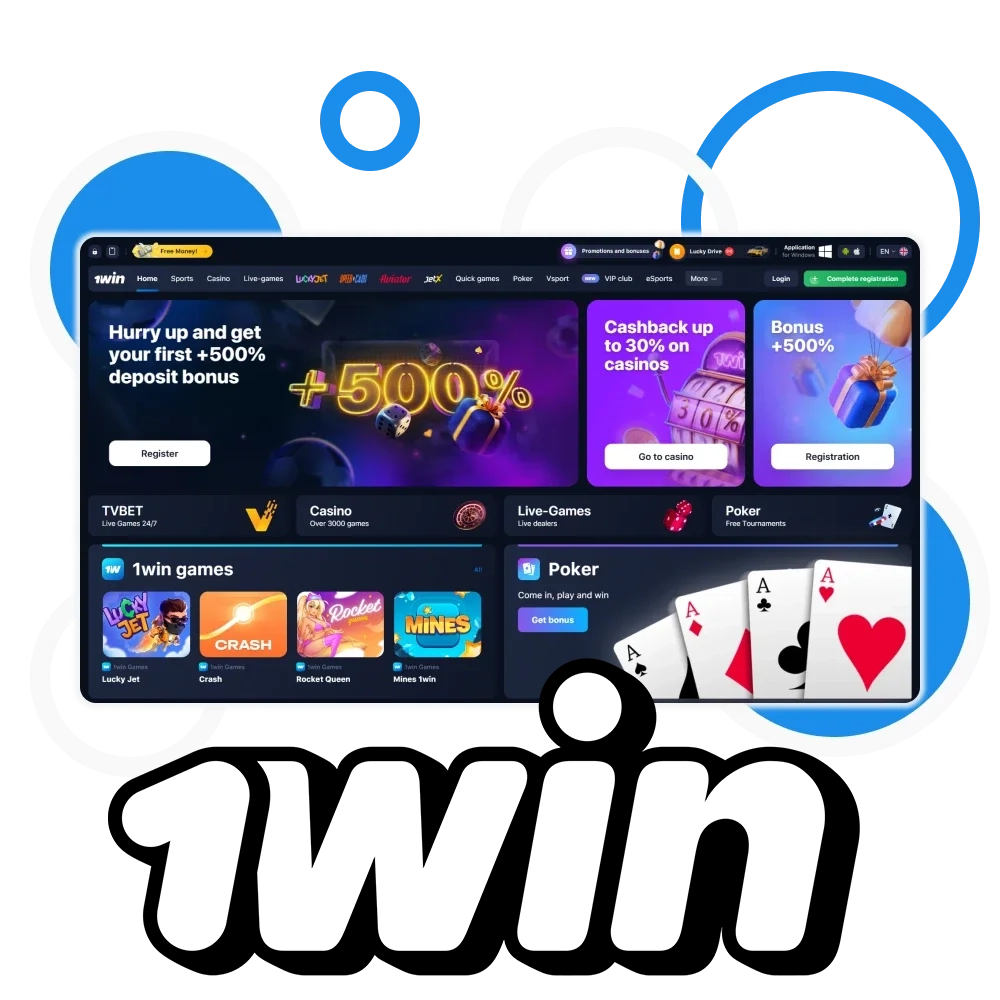 Download the official 1win application for Windows and macOS.
