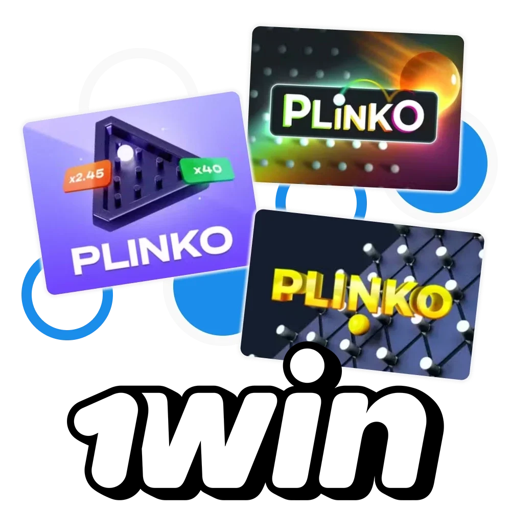 1win offers a variety of Plinko games from different providers.