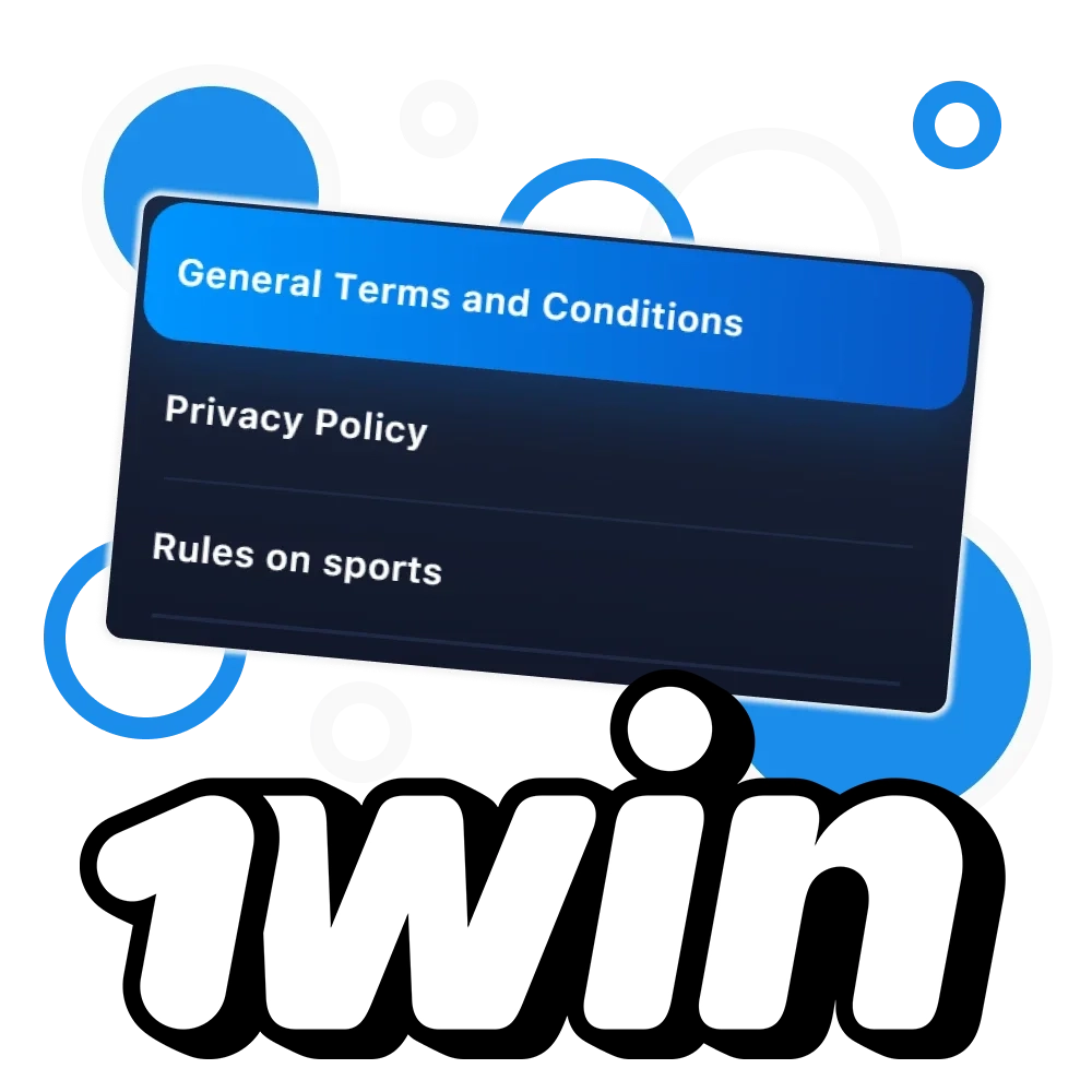 Get acquainted with 1win’s terms and conditions.