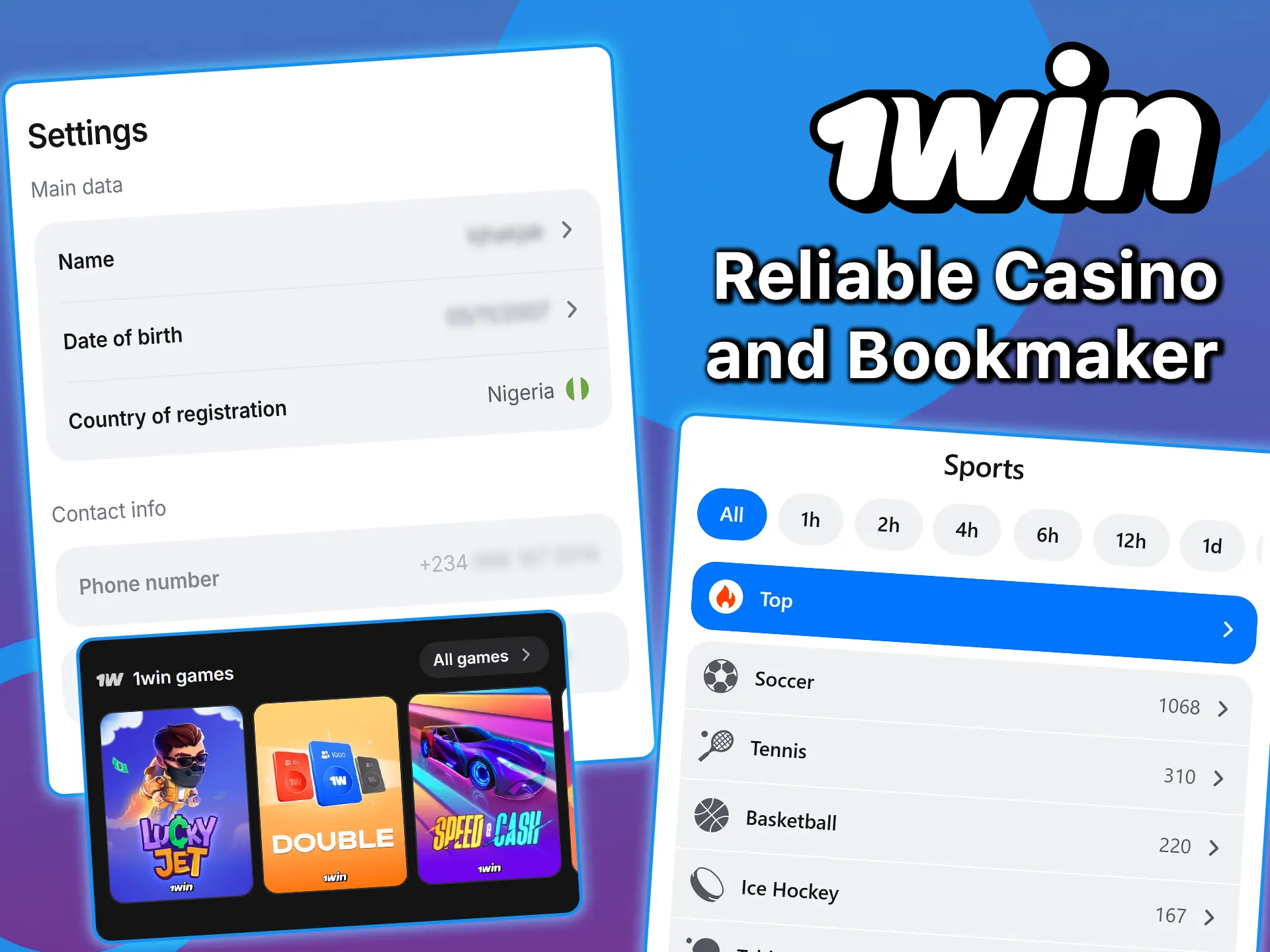 Rate 1win as a reliable casino and bookmaker.