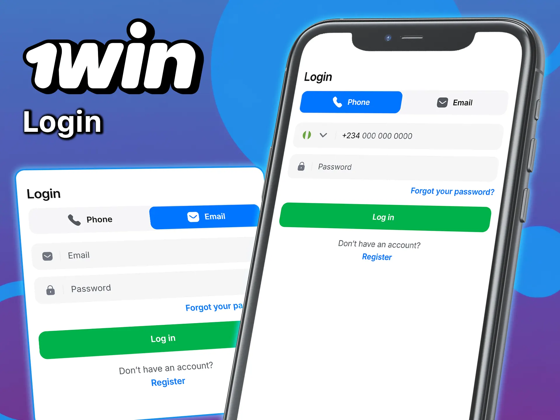Log in to the 1win app and get access to the best features.