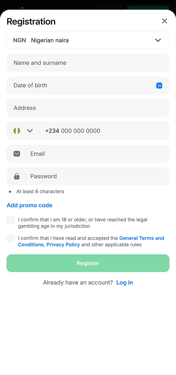 Register on the 1win app to start betting and playing at a trusted casino.