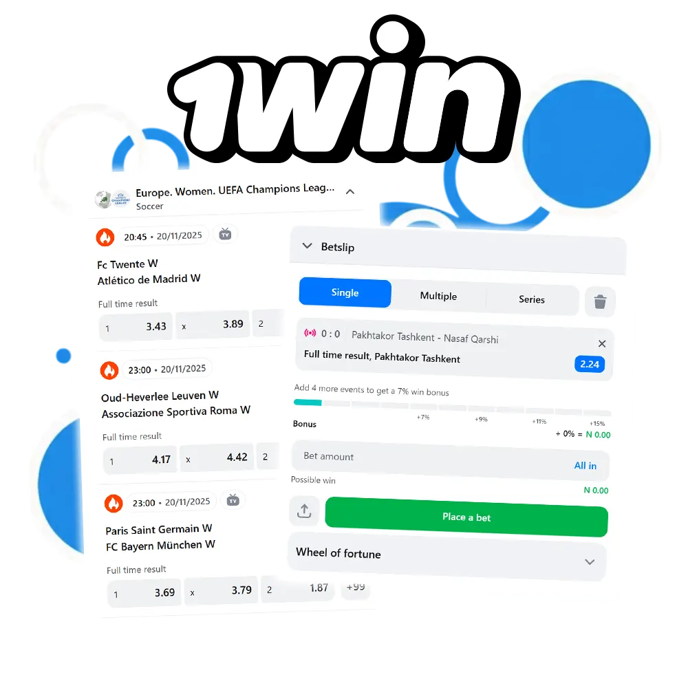 Check out the tips for betting at 1win bookmaker.