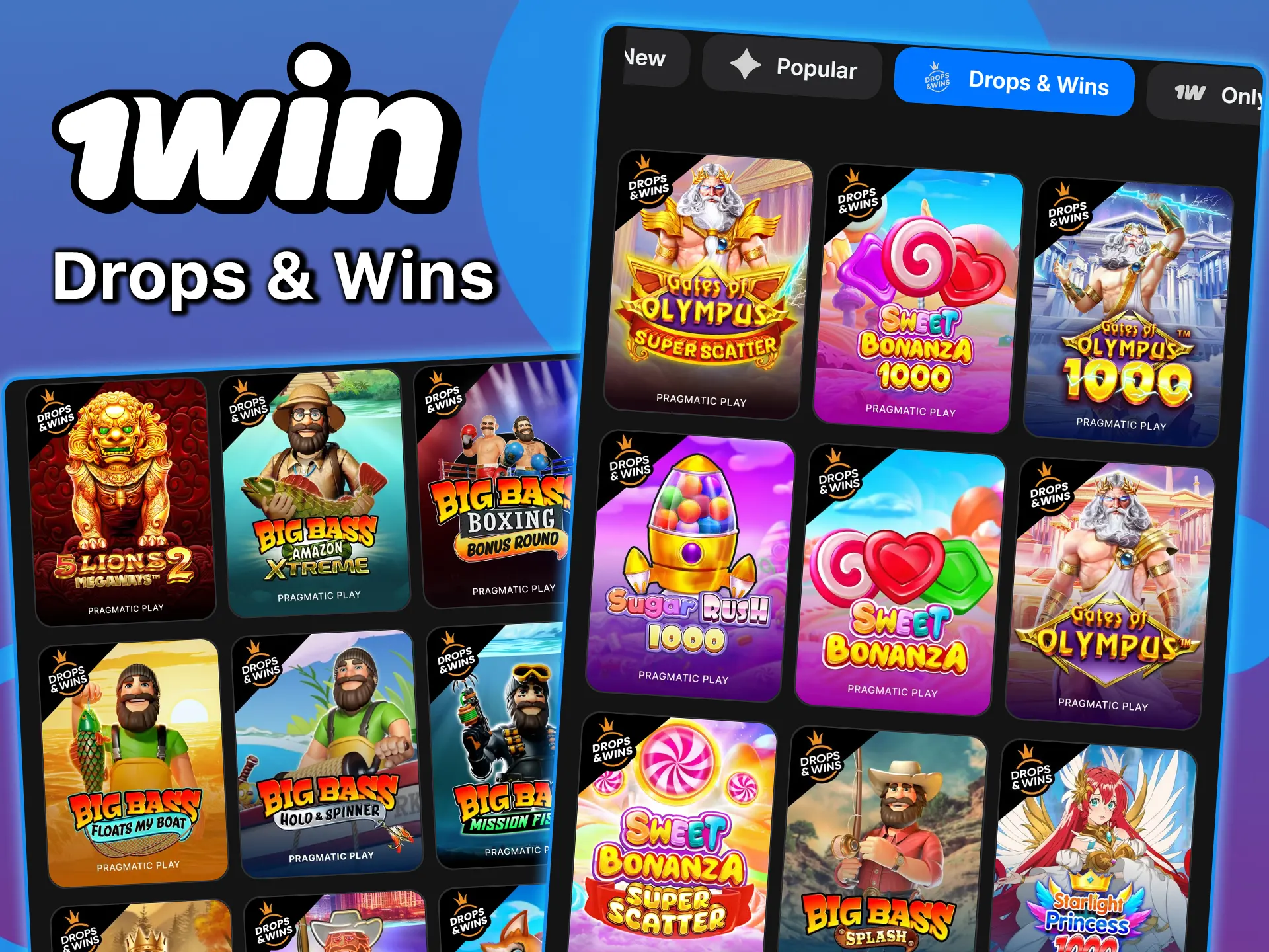 Learn about Drops and Wins games at 1win and grab your chance to win.