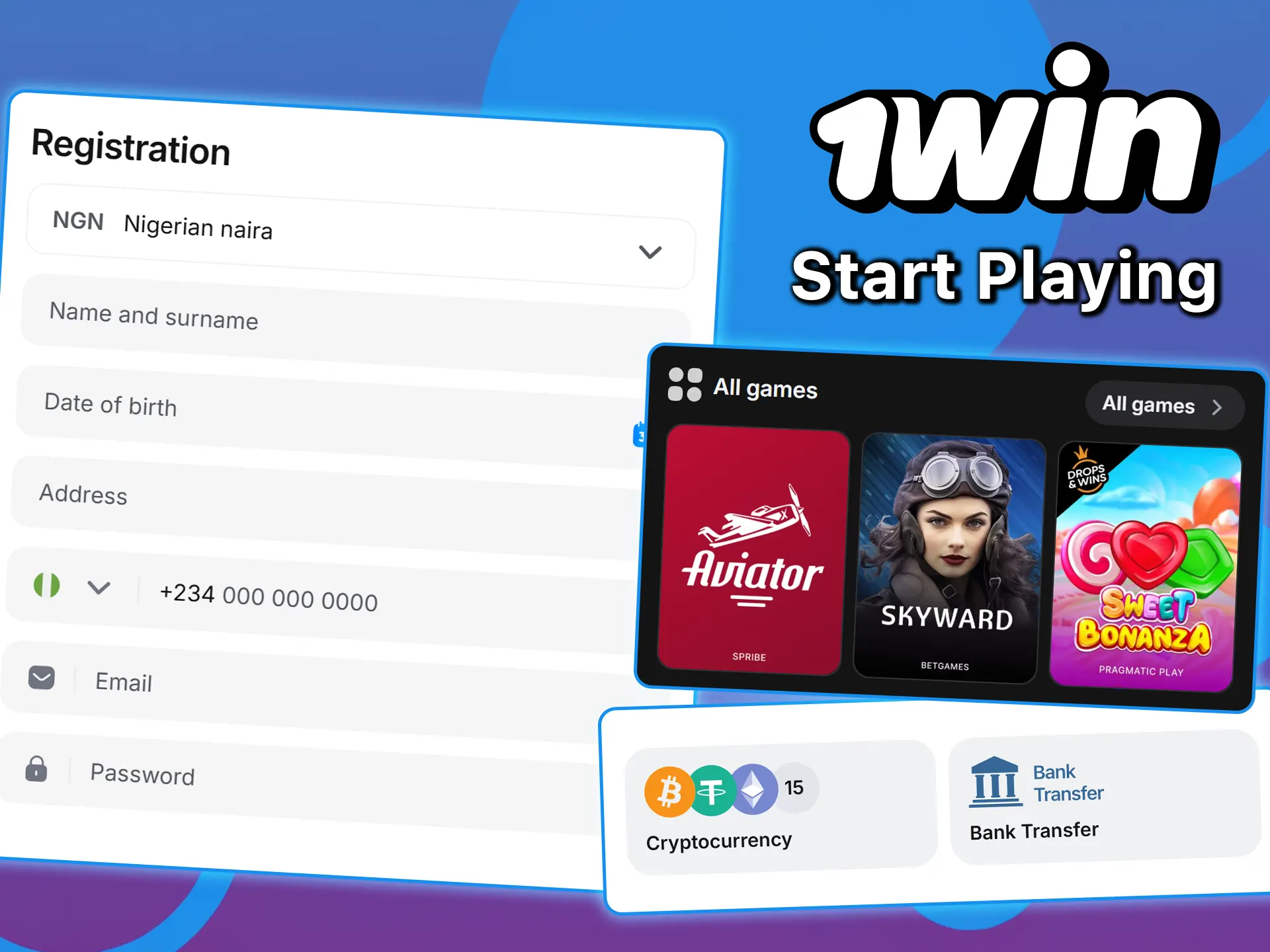 Top up your account to access all 1win games.