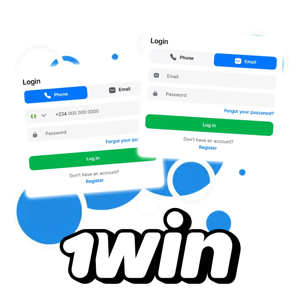 To play and bet at 1win, log in to your account.