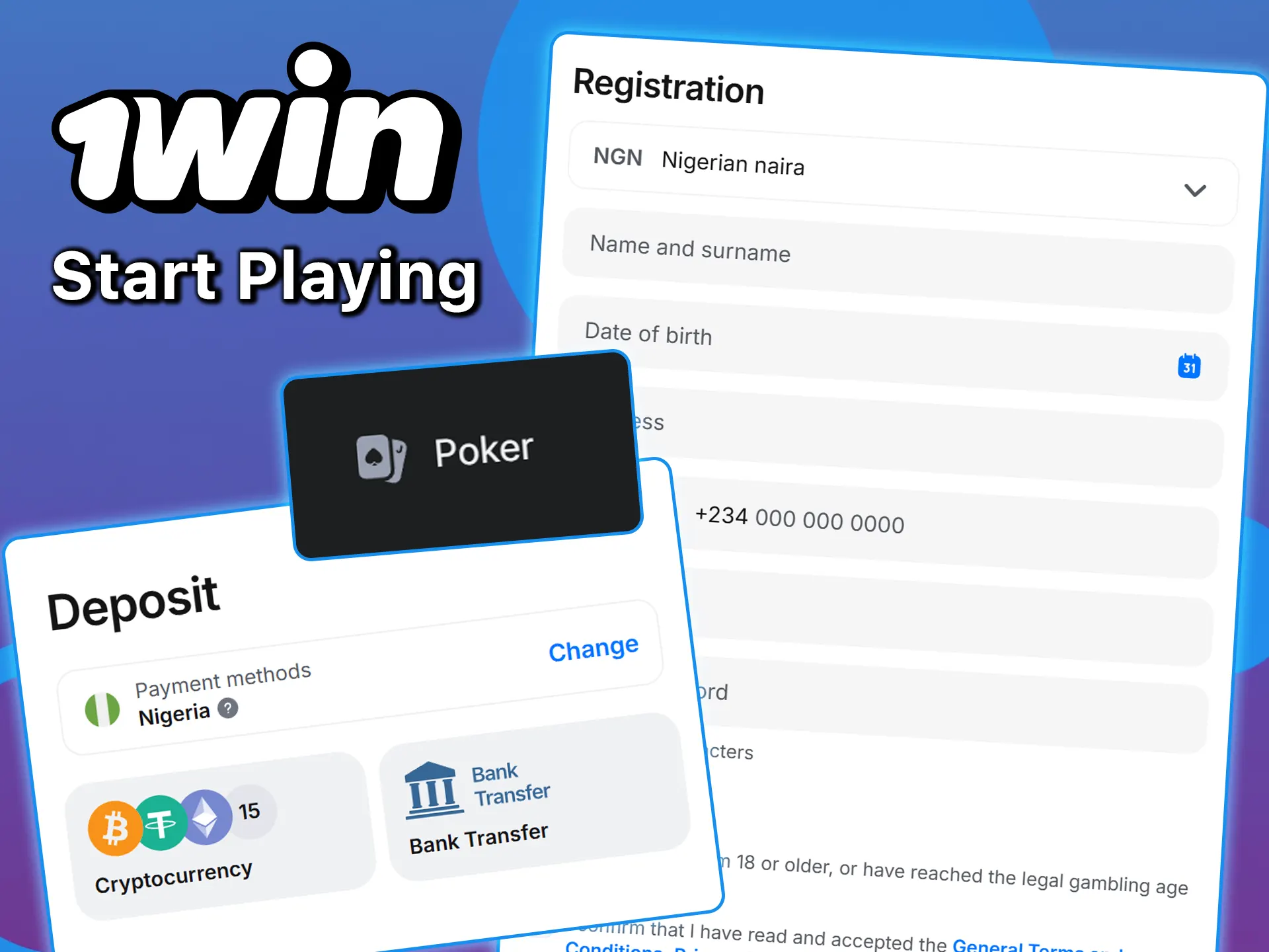 Start playing poker at 1win and feel the thrill of winning.