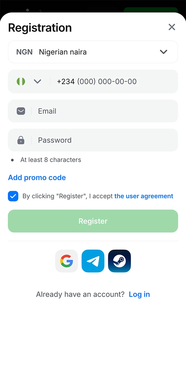 Please read the registration form at 1win Casino and fill it out carefully.