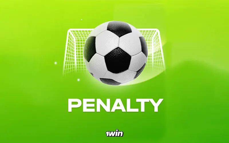 Make a deposit and try your hand at the Penalty game from 1win Casino.